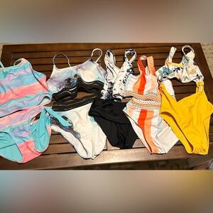 Girls Size 10-12 Bathing Suit Lot/Bundle